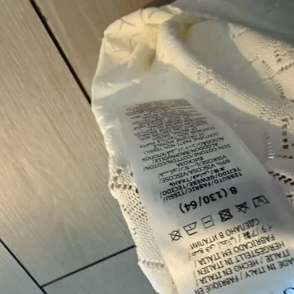 New with tags Gucci Kids White Knit Cardigan – Size 8 kids - Picture 7 of 9